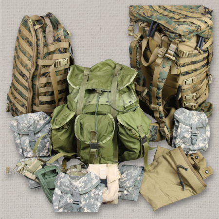 ダメージコントロールに優れた、ミリタリーバッグ