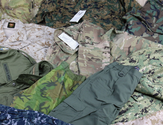 戦闘服、米軍払い下げアイテム